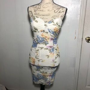 floral dress size L